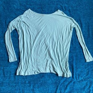 3/4 Sleeve Piko Top Mint